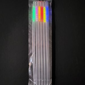 Świecące rurki do drinków z suchym lodem