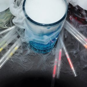 Zestaw suchego lodu 16mm 4kg + rurki do drinków z suchym lodem