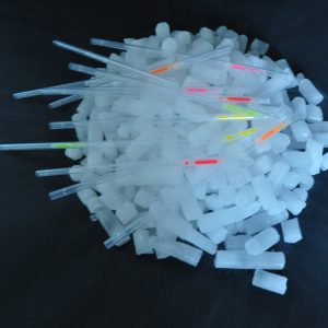 Zestaw suchego lodu 16mm 4kg + rurki do drinków z suchym lodem